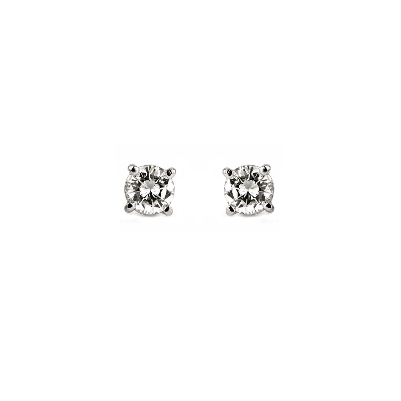 18ct Yellow Gold Diamond Earrings