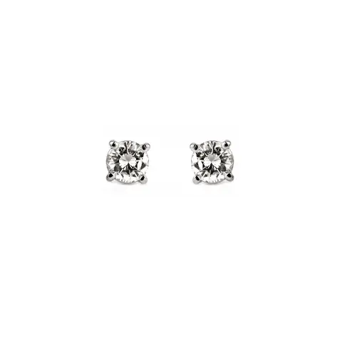 18ct Yellow Gold Diamond Earrings