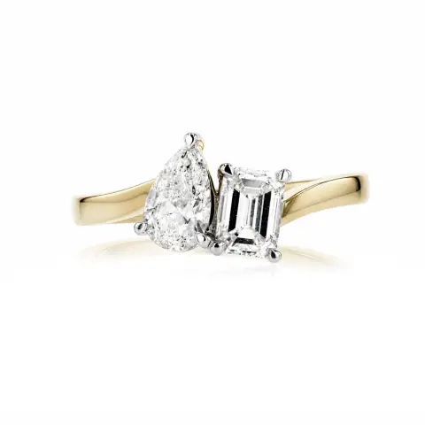 18ct Yellow Gold Diamond Ring