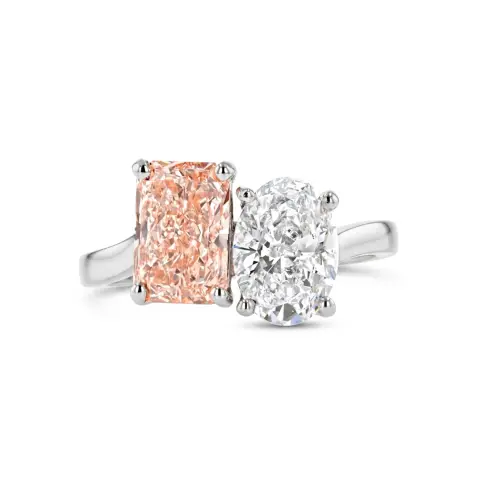 Platinum 3.09ct Lab Grown Diamond Ring