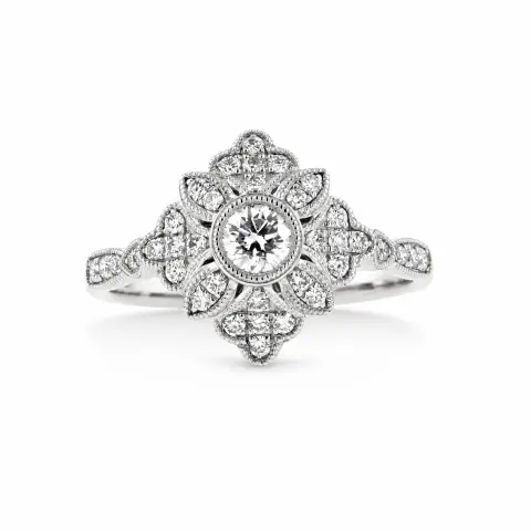18ct White Gold Diamond Ring