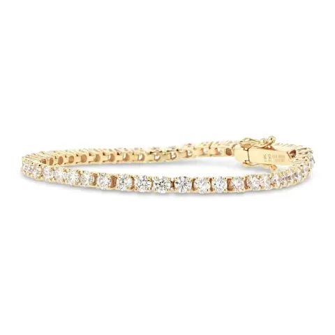18ct Yellow Gold 5.42ct Lab Grown Diamond Bracelet