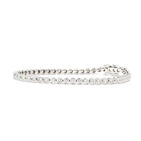 18ct White Gold 3.00ct Lab Grown Diamond Bracelet