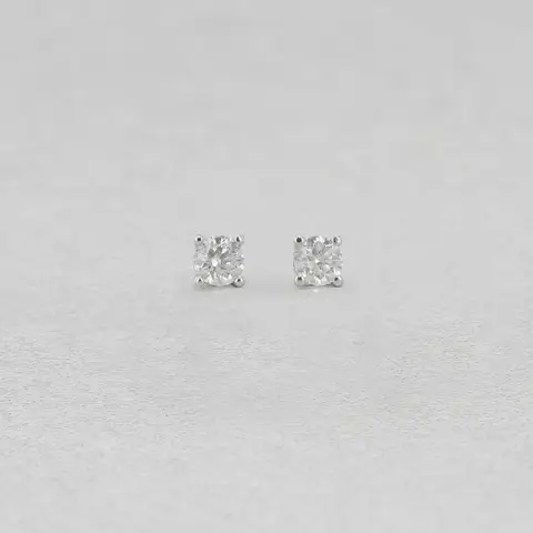 18wg diamond earrings 1.00ct