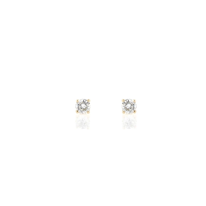 18ct Yellow Gold 0.39cts Lab Grown Diamond Earrings