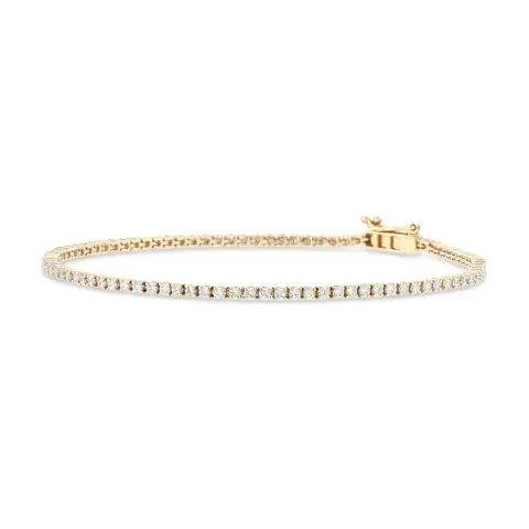 9ct Yellow Gold 1.50cts Lab Grown Diamond Bracelet