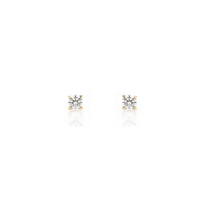 18ct Yellow Gold 0.63cts Lab Grown Diamond Earrings
