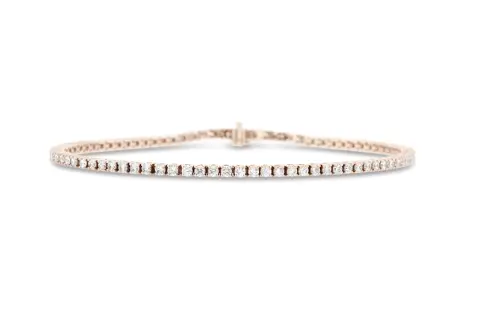 9ct Rose Gold 2.04ct Lab Grown Diamond Bracelet