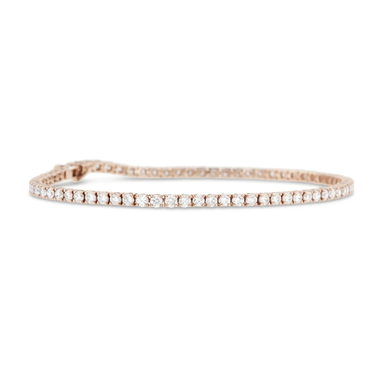 9ct Rose Gold 3.04ct Lab Grown Diamond Bracelet