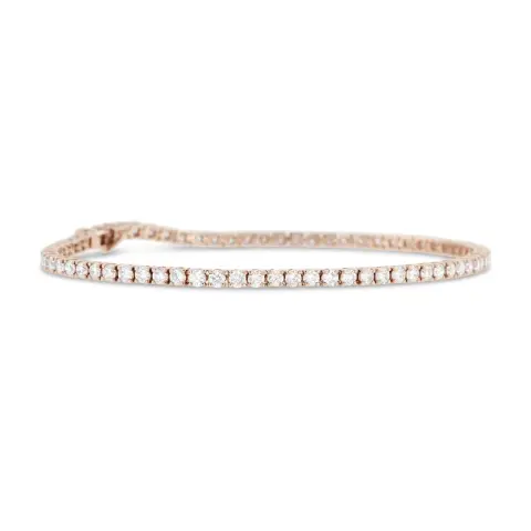 9ct Rose Gold 3.04ct Lab Grown Diamond Bracelet