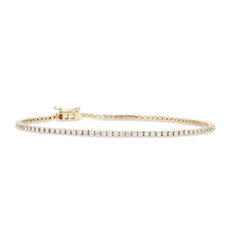 9ct Yellow Gold 1.51ct Lab Grown Diamond Bracelet