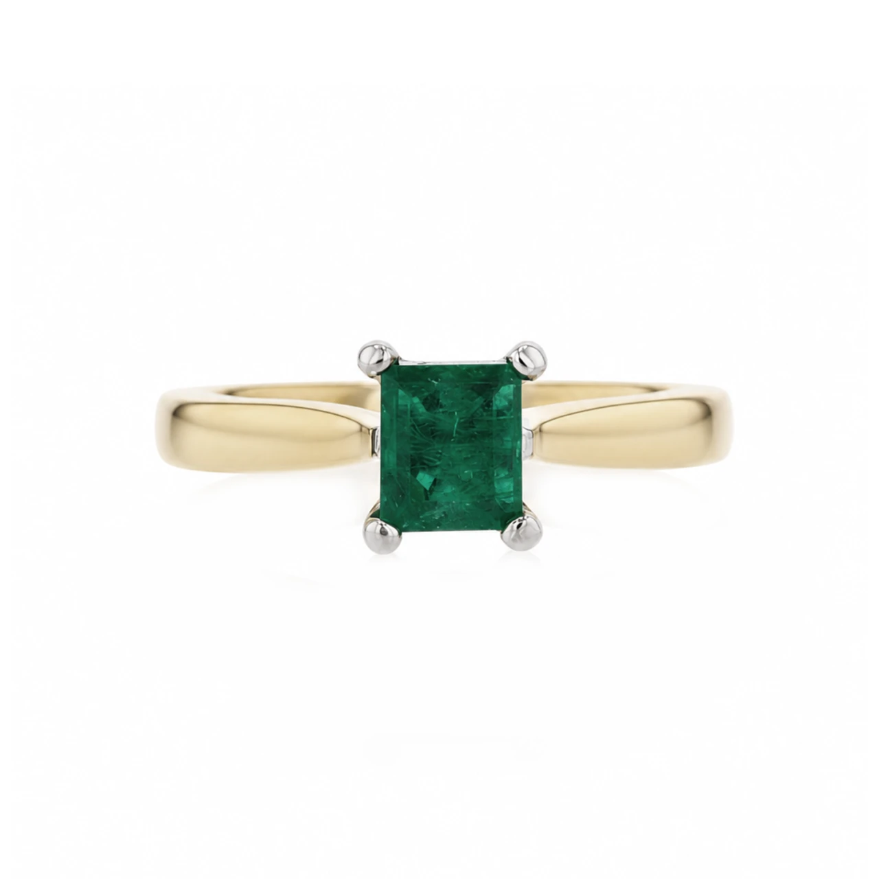 18ct Yellow Gold Emerald Ring