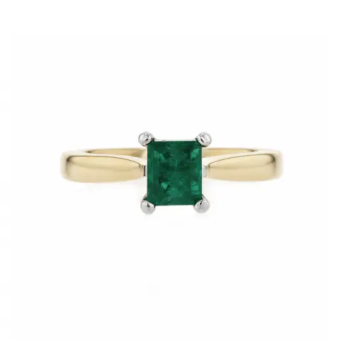 18ct Yellow Gold Emerald Ring