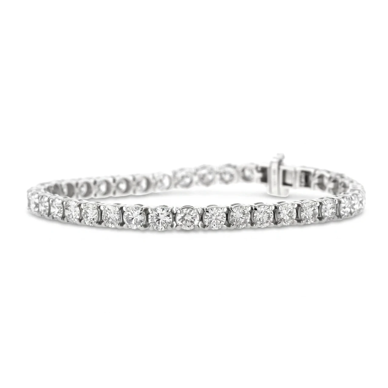 18ct White Gold 10ct Lab Grown Diamond Bracelet