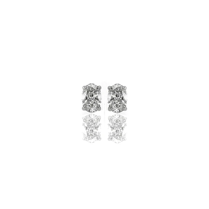 18ct White Gold 1.42ct Lab Grown Diamond Earrings