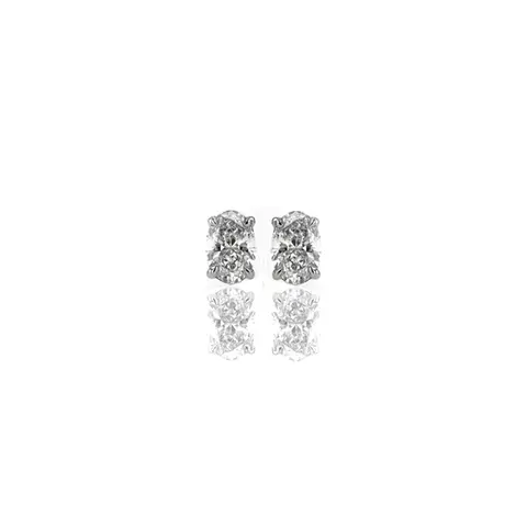 18ct White Gold 1.42ct Lab Grown Diamond Earrings