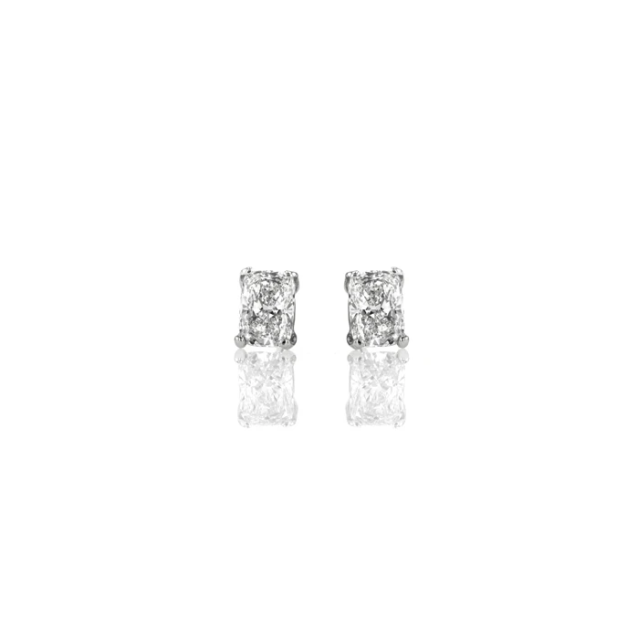 18ct White Gold 3.03ct Lab Grown Diamond Earrings
