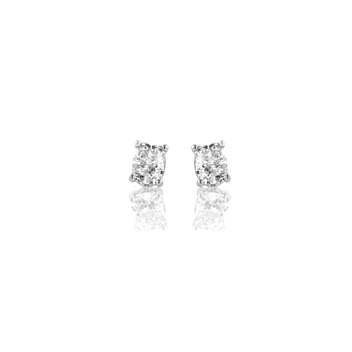 18ct White Gold 2.05ct Lab Grown Diamond Earrings