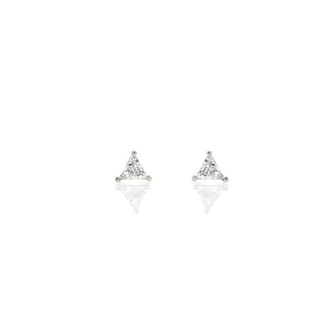 Platinum 0.63cts Lab Diamond Earrings
