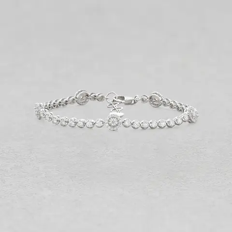 18wg 2.50ct Diamond Bracelet