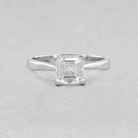 Platinum 1.64ct Lab Grown Diamond Ring