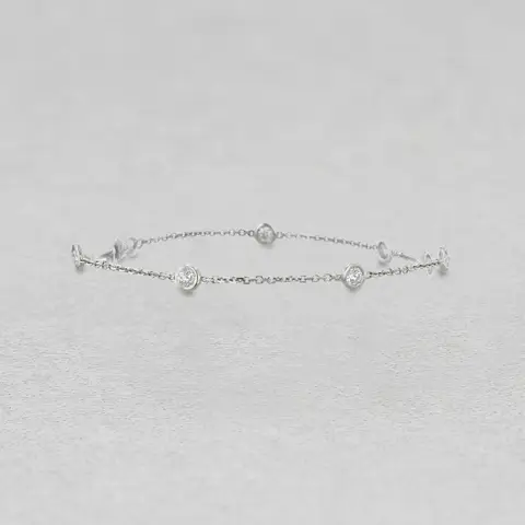  14wg 0.41ct Diamond Bracelet