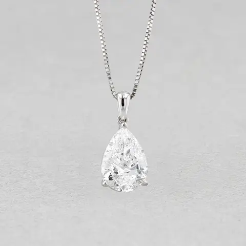  18wg Lab Diamond Neck 5.02ct 