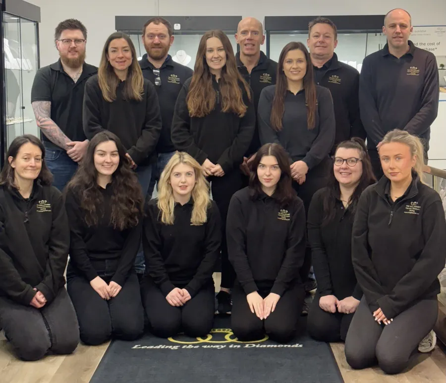 The Ian Gallacher team at the Stirling showroom