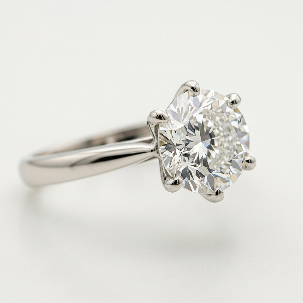 Platinum 1ct Diamond Solitaire Ring